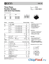 Datasheet VUO18-14DT8 manufacturer IXYS