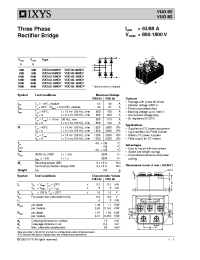 Datasheet VUO62-18NO7 manufacturer IXYS