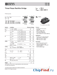 Datasheet VVZ39-12HO7 производства IXYS