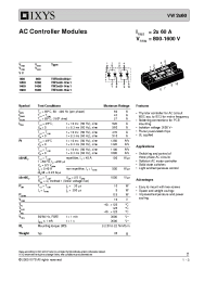 Datasheet VW2x60-16IO1 manufacturer IXYS