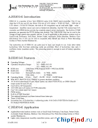 Datasheet HE83141 manufacturer JTech