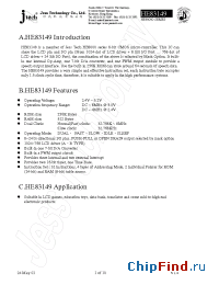 Datasheet HE83149 manufacturer JTech