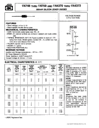 Datasheet 1N4371 manufacturer JGD