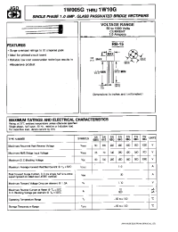 Datasheet 1W02G manufacturer JGD