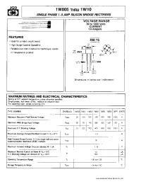 Datasheet 1W06 manufacturer JGD