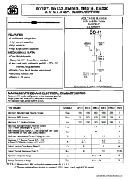 Datasheet BY127 производства JGD