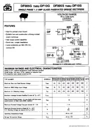 Datasheet DF08S manufacturer JGD