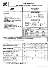 Datasheet ES1G производства JGD