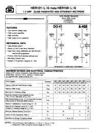 Datasheet HER108LG производства JGD