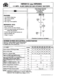 Datasheet HER202G производства JGD