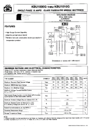 Datasheet KBU1004G manufacturer JGD