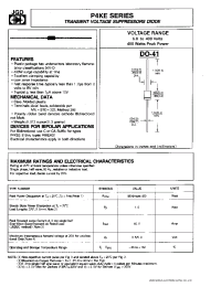 Datasheet P4KE120A manufacturer JGD