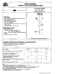 Datasheet P6KE6.8 manufacturer JGD