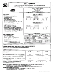 Datasheet SMAJ13A manufacturer JGD