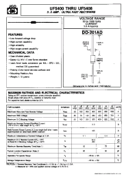 Datasheet UF5401 manufacturer JGD
