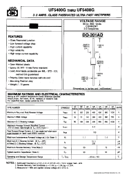 Datasheet UF5401G manufacturer JGD