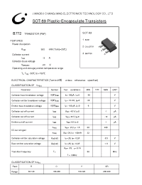 Datasheet B772 manufacturer Jiangsu