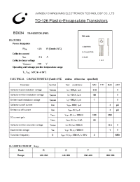 Datasheet BD034 manufacturer Jiangsu