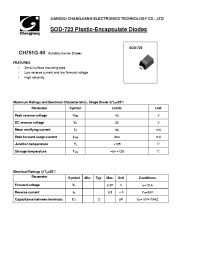 Datasheet CH751G-40-SOD-723 manufacturer Jiangsu