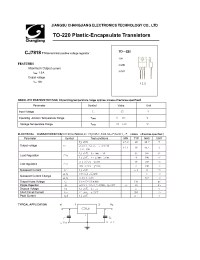 Datasheet CJ7818 manufacturer Jiangsu