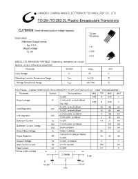 Datasheet CJ78M09-TO-252-2L производства Jiangsu