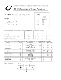 Datasheet CJ7906 manufacturer Jiangsu