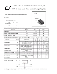 Datasheet CJ79L15-SOT-89 manufacturer Jiangsu