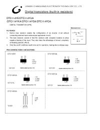 Datasheet DTC114YSA manufacturer Jiangsu
