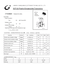 Datasheet KTC3880S manufacturer Jiangsu