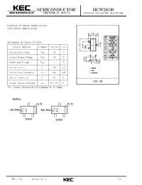 Datasheet BCW29 manufacturer KEC