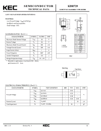 Datasheet KDR729 manufacturer KEC