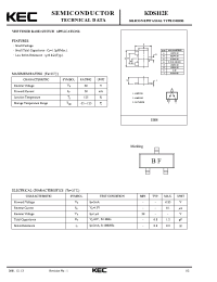 Datasheet KDS112E manufacturer KEC