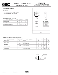 Datasheet KDV273E manufacturer KEC