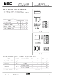 Datasheet KF163 manufacturer KEC