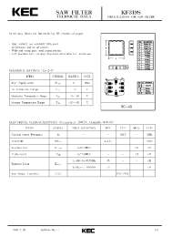 Datasheet KF319S manufacturer KEC