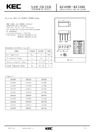 Datasheet KF402B manufacturer KEC
