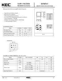 Datasheet KF465AU manufacturer KEC