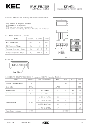 Datasheet KF465B manufacturer KEC