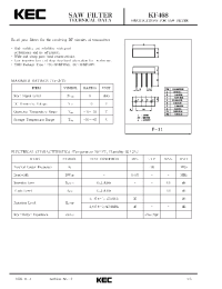 Datasheet KF468 manufacturer KEC
