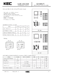 Datasheet KF468V manufacturer KEC