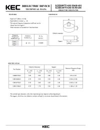 Datasheet KHR0975A01 manufacturer KEC