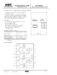 Datasheet KIA2028 manufacturer KEC