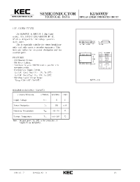 Datasheet KIA6092 manufacturer KEC