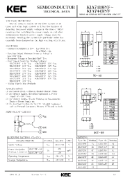 Datasheet KIA7439 manufacturer KEC