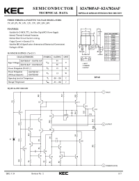Datasheet KIA7805AF производства KEC