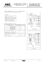 Datasheet KIA7805AP manufacturer KEC