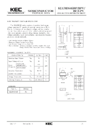 Datasheet KIA78DS05BPV manufacturer KEC