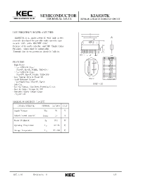 Datasheet KIA8207K manufacturer KEC