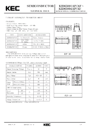 Datasheet KID65004AP manufacturer KEC