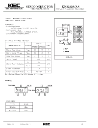 Datasheet KN2222AS manufacturer KEC